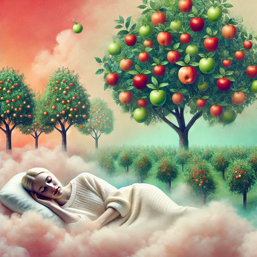 what-does-it-mean-when-you-dream-about-apple-trees-with-fruit image